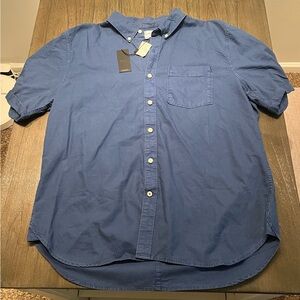 Joe's Jeans Navy Button Down Shirt